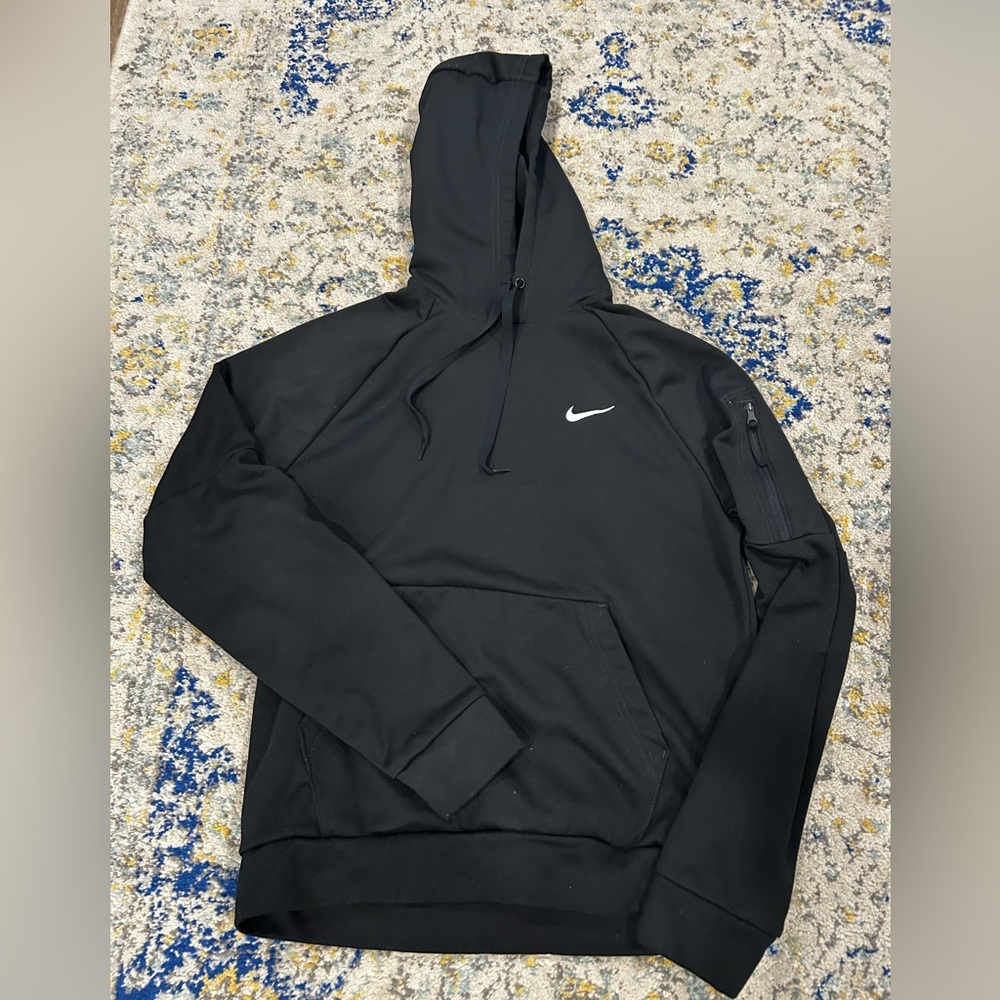 Nike Black Hoodie with Logo